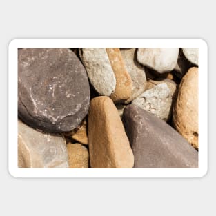 Cobble Stone High On Beach Edge Sticker